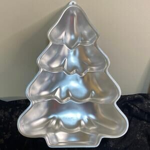 Wilton 1986 Tree Cake Pan Christmas Vintage 2105-9410 Mold Holiday 3d grannycore